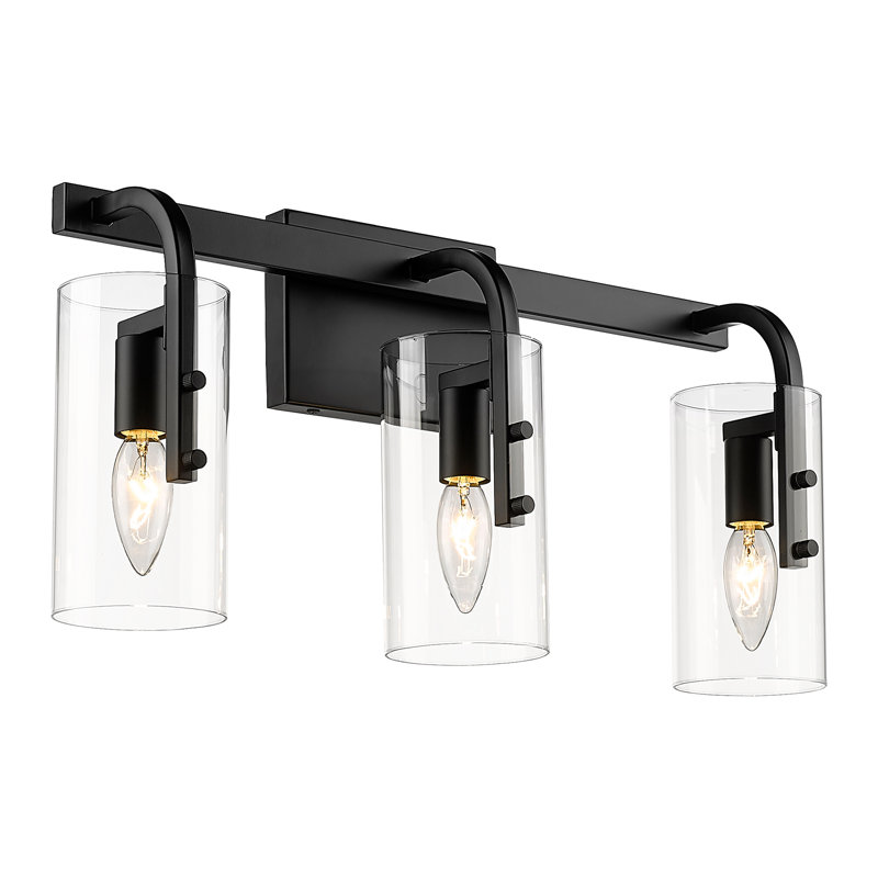 Brynleifur Dimmable Vanity Light, Black, 3