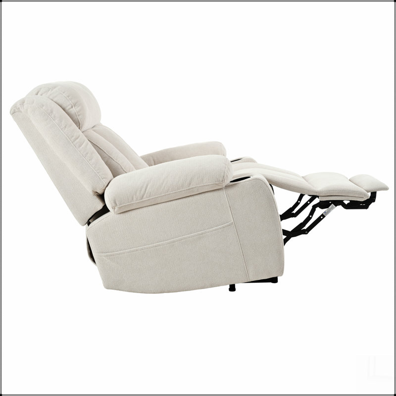 Power Lift Recliner Chair for Elderly,Fabric Lift Chairs for Living Room w/ Extended Footrest,Classic Single Sofa,Home Theater Seat
