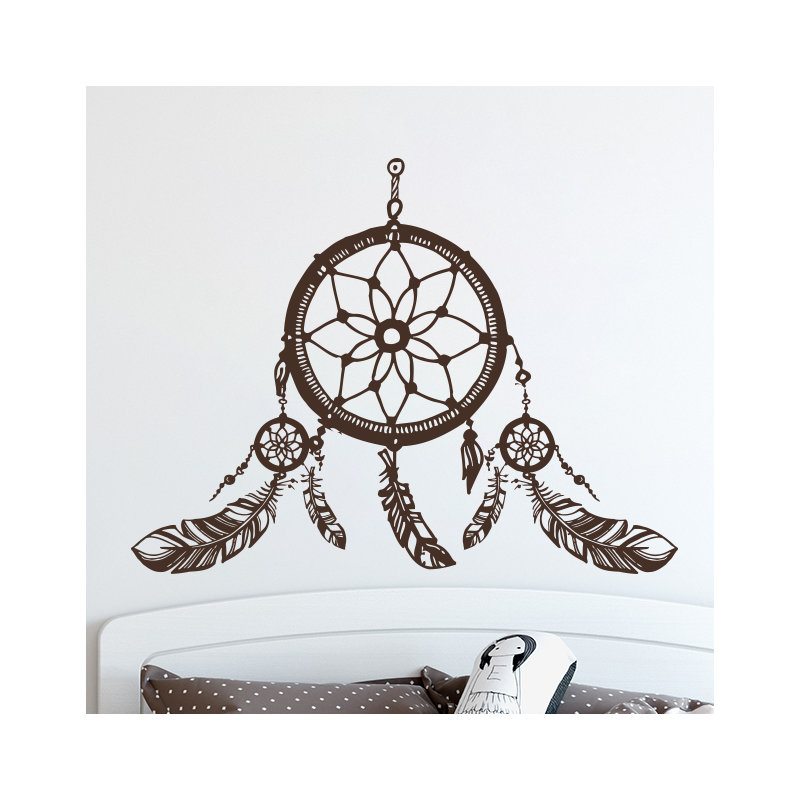 Décalcomanie murale dreamcatcher, Brun