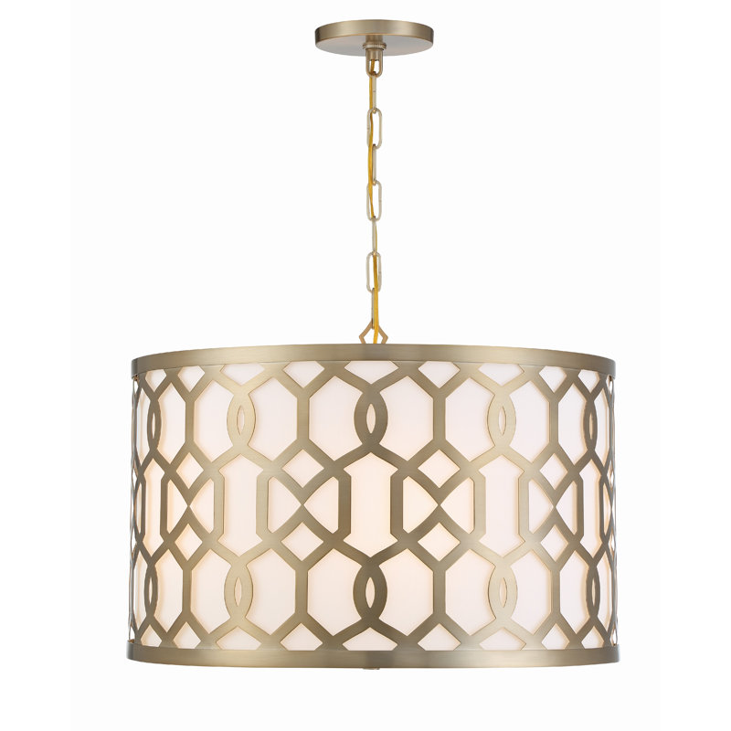 Jennings 5 - Light Chandelier, 18.25" 3-Light, Aged Brass