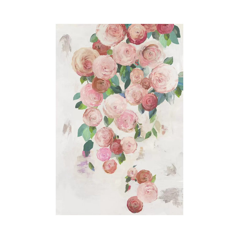 Blossoming Waterfall 1 Piece Wrapped Canvas Wall Art, 66.04 cm H x 45.72 cm W x 3.175 cm D