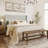 Candler Velvet Upholstered Platform Bed with Wingback Headboard and Wooden Slats-2142480746-2103532807