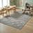 Kahli Performance Modern Geometric Gray Indoor/Outdoor Rug-1512480400