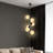 Geoffery 6 Light Modern Vertical Chandelier