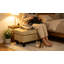 Repose-pieds rembourré en flanelle avec repose-pieds Athiste-1662927518