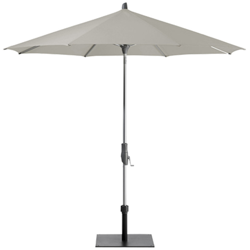 Flanagan Market Parasol, Taupe, 260cm H x 270cm W x 270cm D