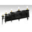 Rustic Lodge 5 - Light Candle Wall Light
