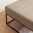 Cattibrie Leather Upholstered Square Ottoman-1863847707