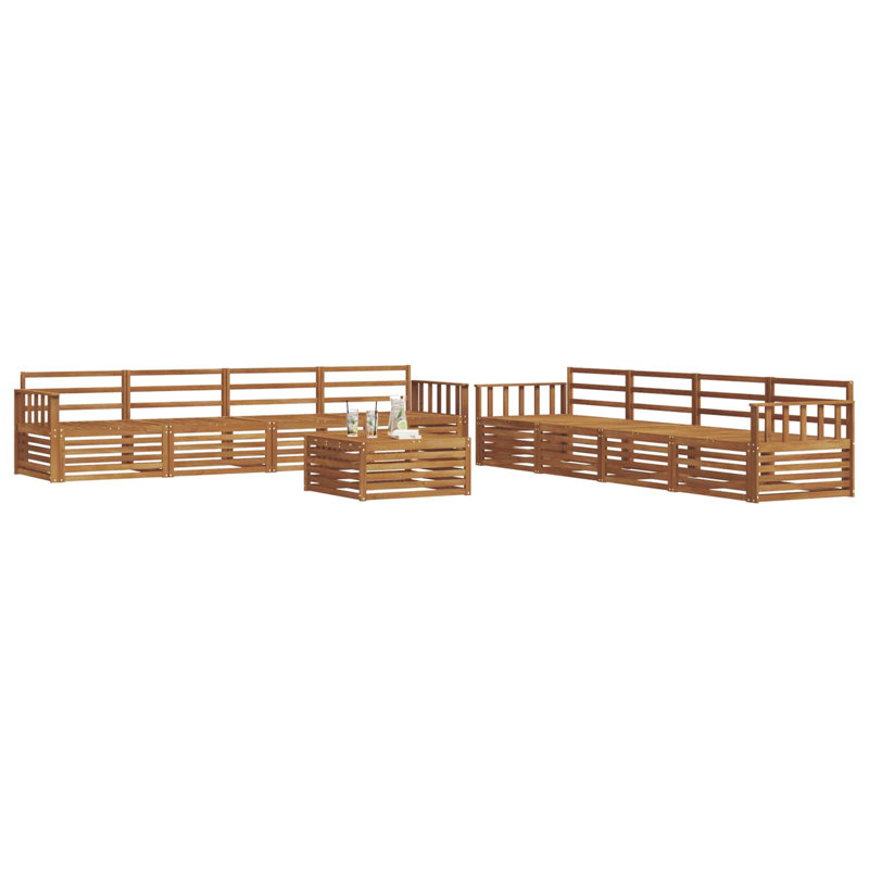 329cm Wide Patio Sectional Set