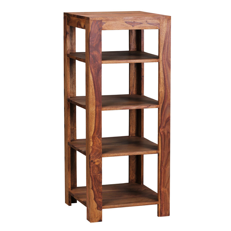 105cm H x 44cm W Solid Wood Etagere Bookcase