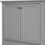 Grey Bathroom Vanity Base, Solid Wood & Board, 2 Doors And 1 Drawer Cabinet, Adjustable Shelf, Modern Style, Assembly 30" Base In Grey, Multi-Functional With Door Drawer, Needed