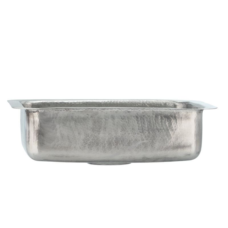 20" Dual Mount Single Basin Kitchen Sink, Matte Stainless