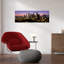 Skyline At Dusk Cityscape Skyline City Atlanta Georgia USA 1 Piece Wrapped Canvas Panoramic Wall Art-427464779