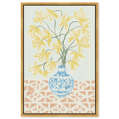 Yellow Iris Summer Print by Oliver Gal