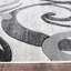 Tapis moderne à motif de tourbillons sculptés à la main gris argenté moelleux-1874274455