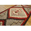 1930s Grey Red Brown Antique Tribal Navajo Rug 3'10"x7'4" Flatwoven Wool Carpet