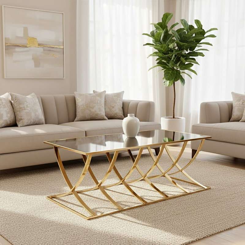 Crowland Cross Legs Coffee Table
