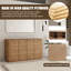 Base de meuble-lavabo double 60 po Jaspeth