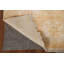Tapis moderne abstrait jaune et ivoire 5
