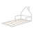 Floor Bed With House-Shaped Headboard-669679276