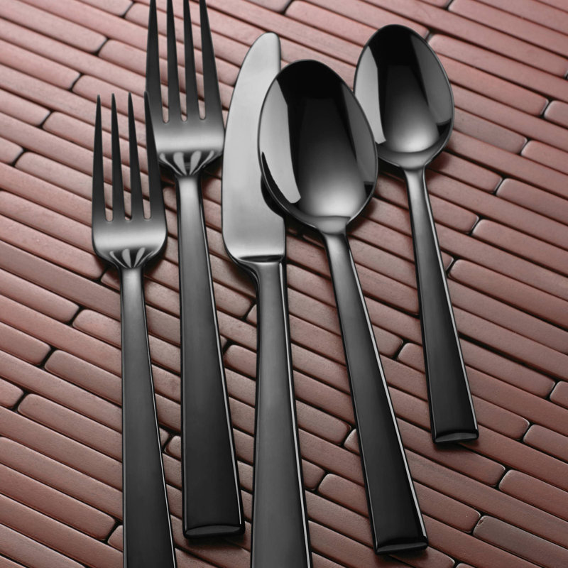 Colebrook 5 Piece Flatware Set, Service for 1