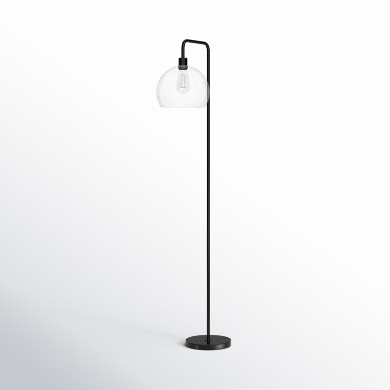 Lampe sur pied arquée 61 "Anthony, Bronze huilé