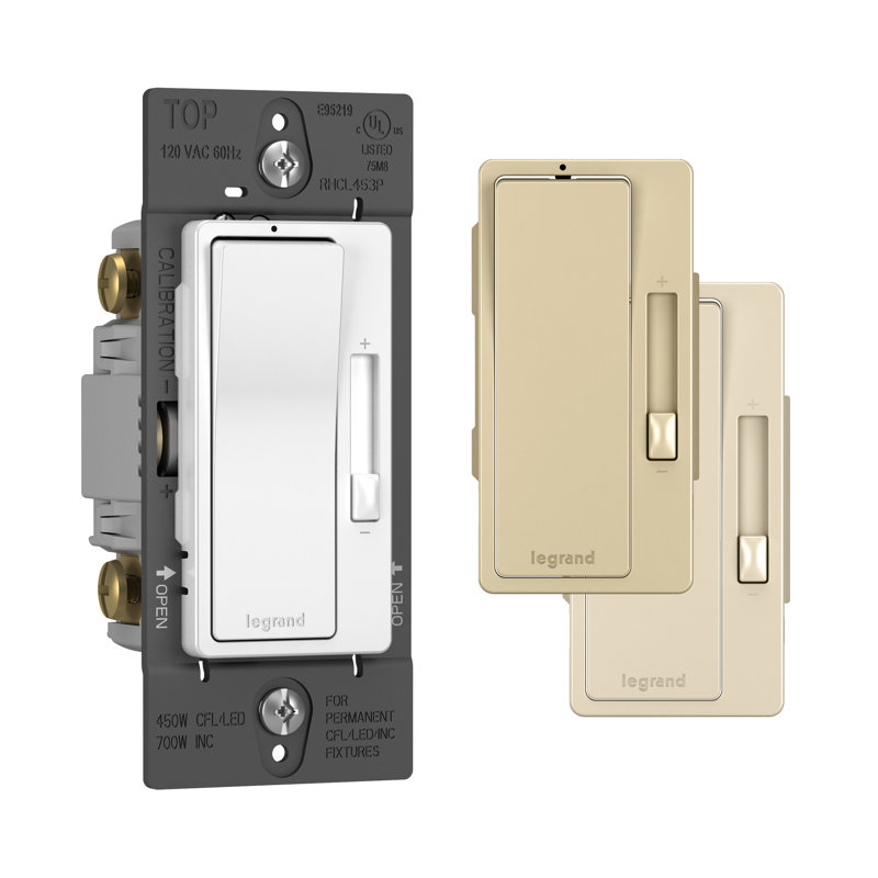 radiant 450W Single Pole/3-Way LED/CFL Paddle Dimmer