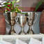 Coupe trophée vintage - 10 cm L x 19 cm l x 23 cm H - Doré vieilli-1183179695