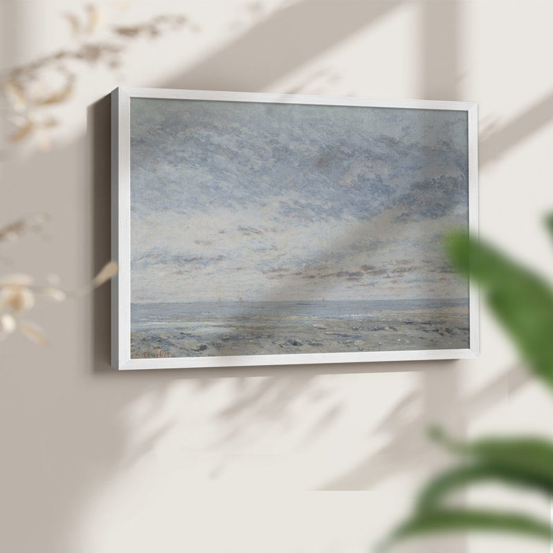 Paysages rétro - DCCLXVII - Reproduction encadrée - Restickable, H 11 po x l 14 po, Blanc
