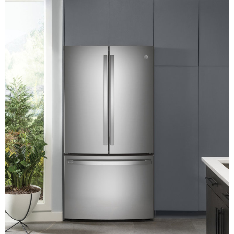 35.75" Counter Depth French Door 23.1 cu. ft. ENERGY STAR Refrigerator, Fingerprint Resistant Stainless Steel