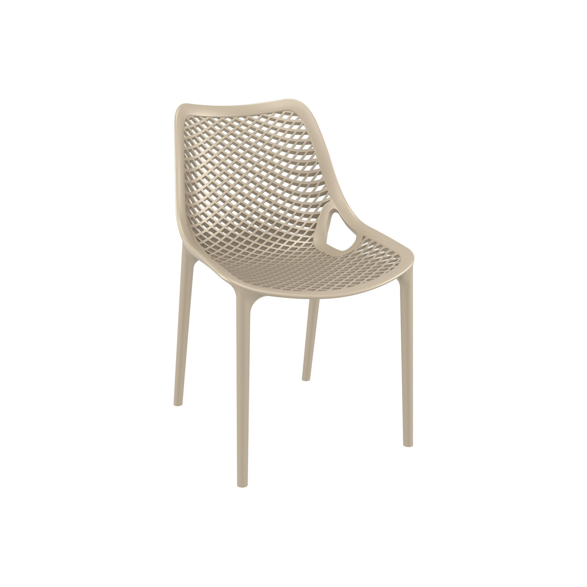 Farrah Square 2 - Person Bistro Set, Taupe