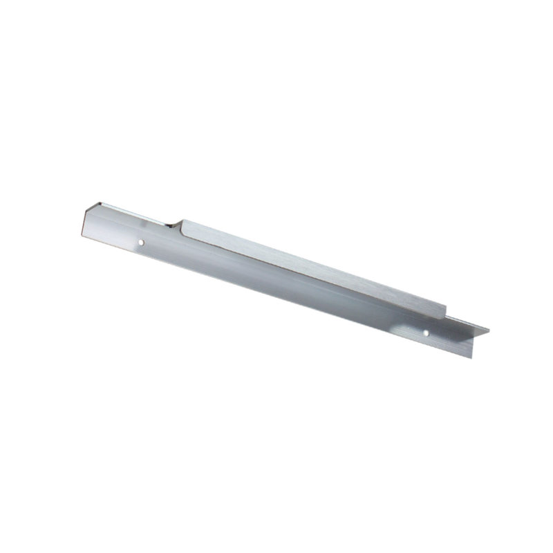 Dowell Kitchen Cabinet Finger Pull, 13", Brushed Satin