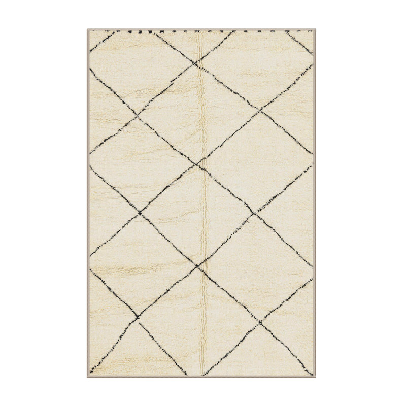 Tapis abstrait moderne 2917, Tapis de couloir 2 pi x 5 pi