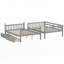 full Over full Rubber Wood Bunk Bed with 2 Drawers-1548395152-1548395167