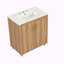 Meuble-lavabo simple 30 po avec plateau en céramique Lockbourne