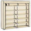 10 Pair Flip Down Shoe Storage