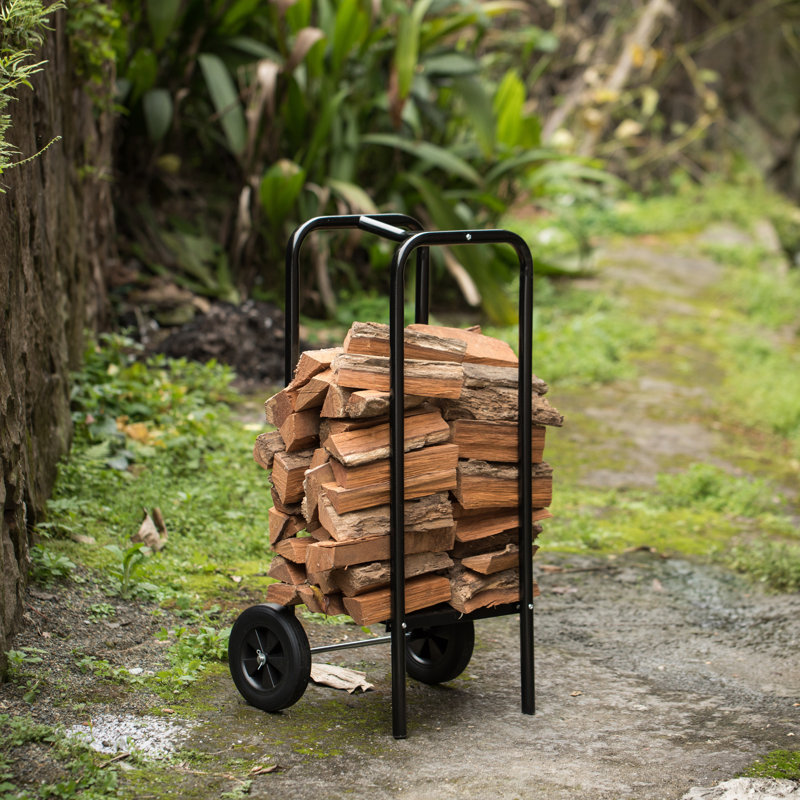 17.5'' W Metal Log Rack