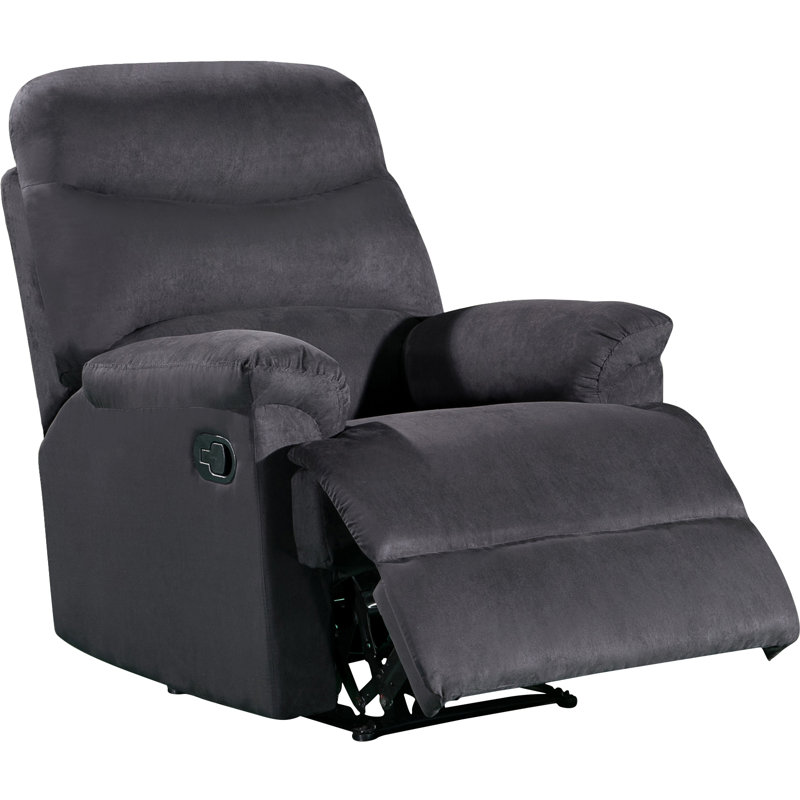 Schall Upholstered Recliner, Black