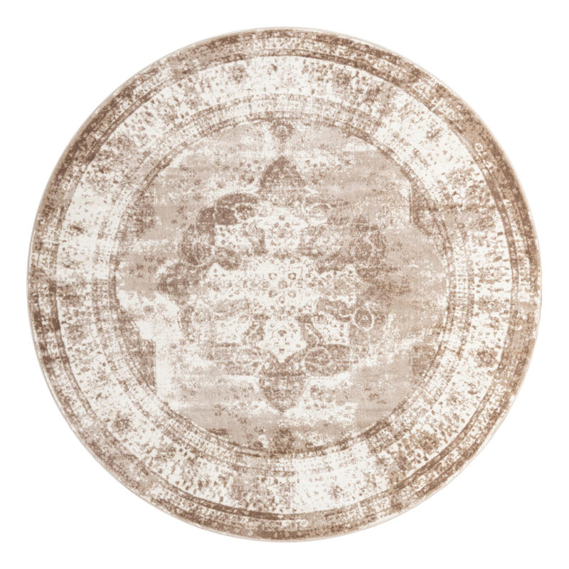 Coblitz Oriental Indoor Rug, Round 7'1"