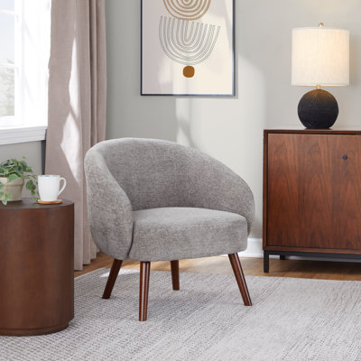 Kateryn Upholstered Lounge Chair with Wood Legs