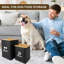 Contenant pour chien 2PCS, contenant pour aliments avec couvercle hermétique