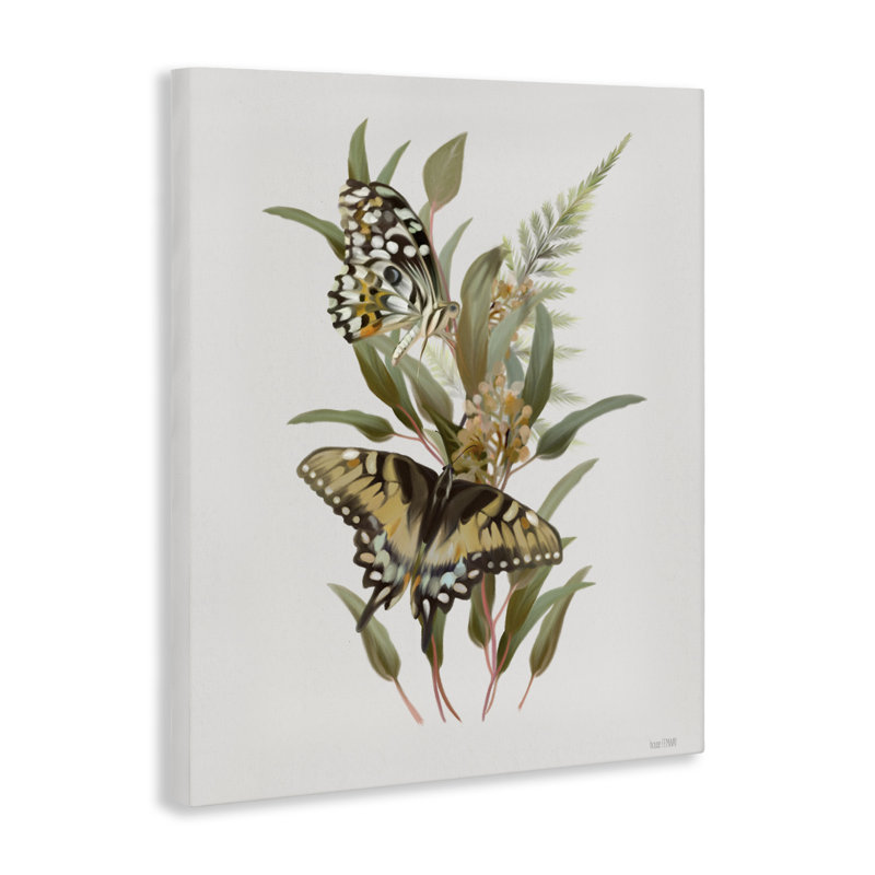 Toile de verdure Butterfly Grove Forest, conception de House Fenway, H 20 po x l 16 po