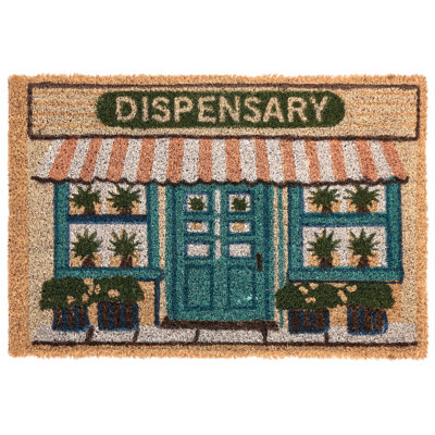 CADIZ Non-Slip Striped and Abstract Doormat