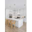 DL Cabinetry (prêt à assembler) Armoire murale à porte simple de style Shaker de 36 po de haut l 15 po x H 36 po x P 12 po - blanc-124958034-124958035
