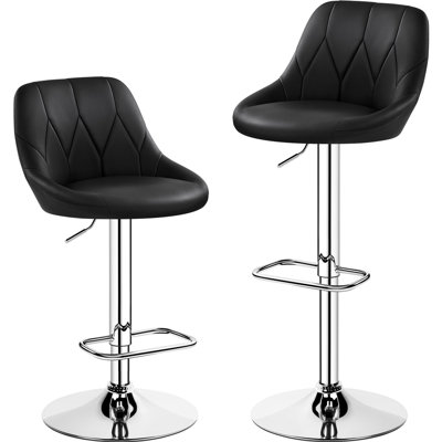 Height Adjustable Swivel Bar Stool