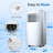 Electactic 8000 Btu Portable Air Conditioners, Wifi/App Control,4 Modes Portable Ac Unit With Fast Cooling/Energy Efficient/Remote/24Hrs Timer For Bedroom/Dorms/Indoor Rooms