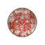 Tapis décoratif rond rouge à motif traditionnel rouge-1883609933
