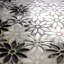 Tuscany 12 in. x 12 in. Glass & Stone Handmade Flower Mosaic Decorative Kitchen & Bathroom Wall Tile
