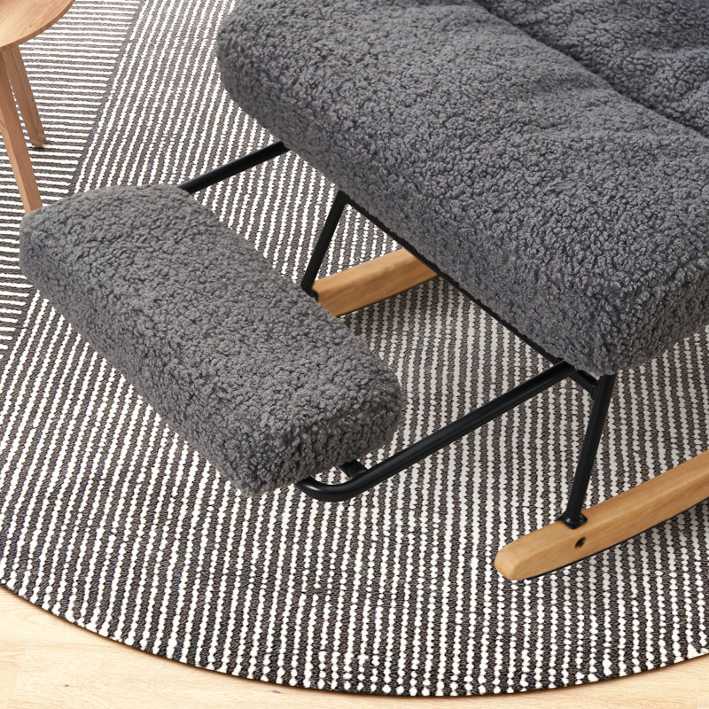 Chaise berçante Koamalu, Gris