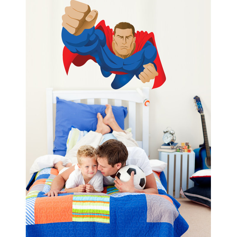 Adhésif décoratif super héros Winn, H 41 po x l 48 po